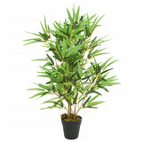 Vidaxl Bambú de planta artificial 368 Hojas 80 cm verde