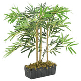 Vidaxl planta artificial bambú 368 hojas 80 cm verde