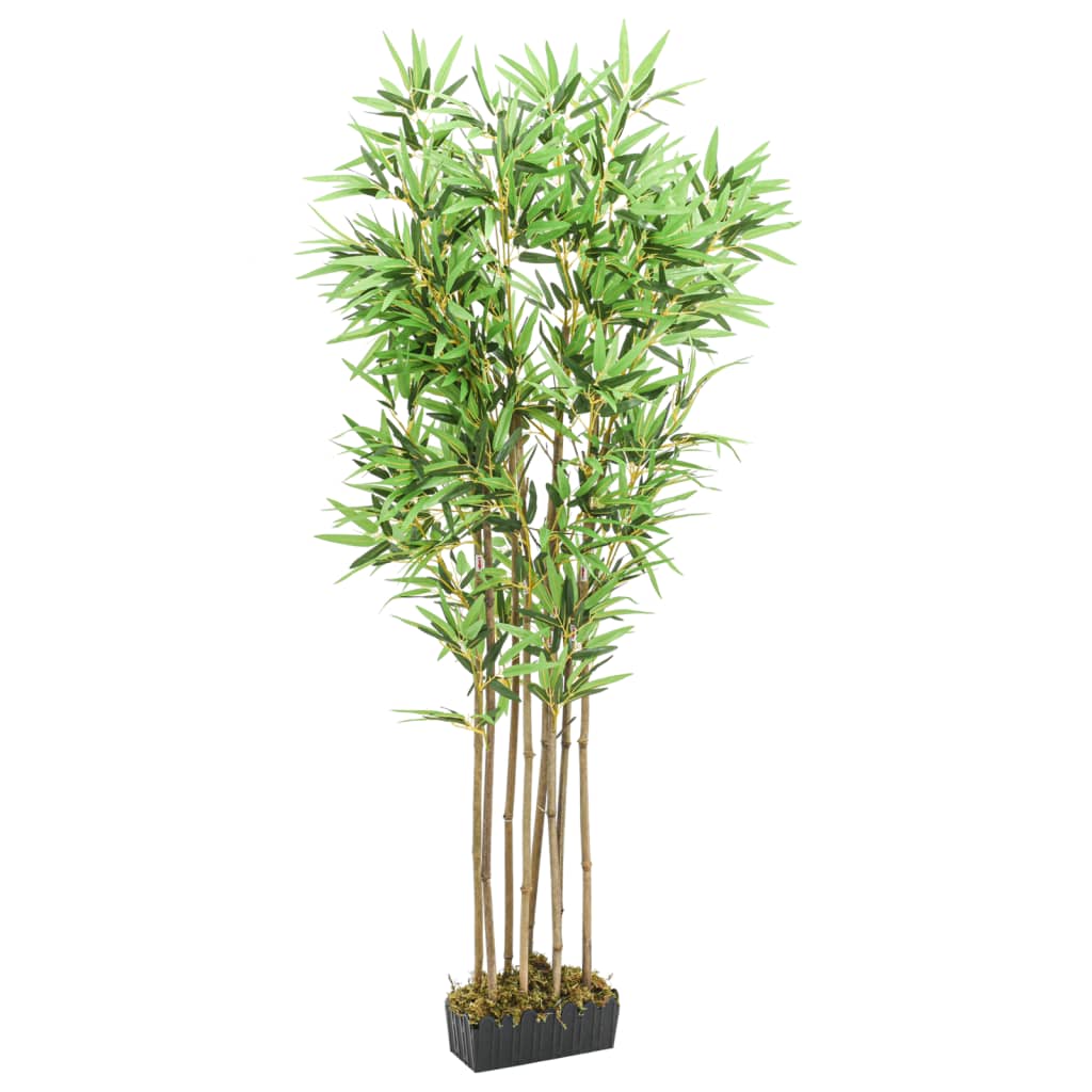 Vidaxl Artificial Plant Bamboo 1288 lämnar 180 cm grön