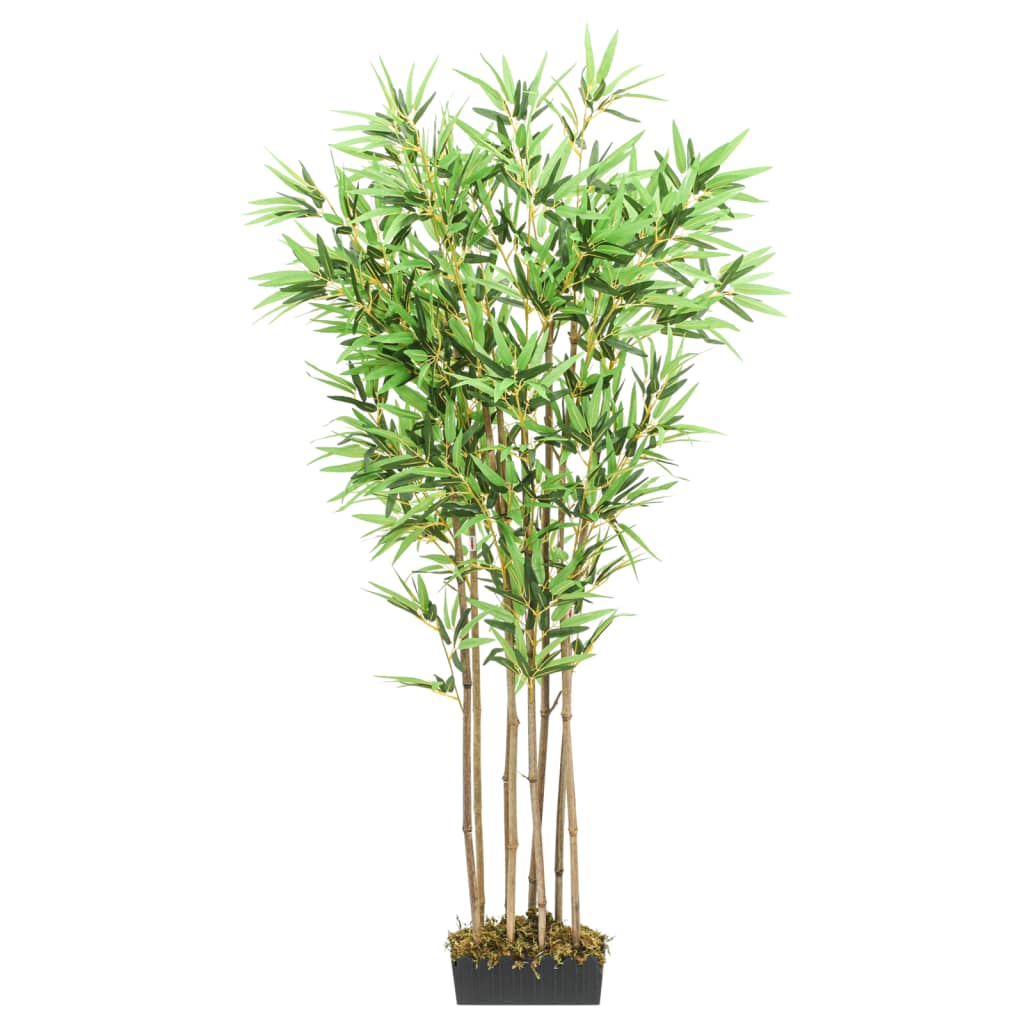 Vidaxl Artificial Plant Bamboo 1288 lämnar 180 cm grön