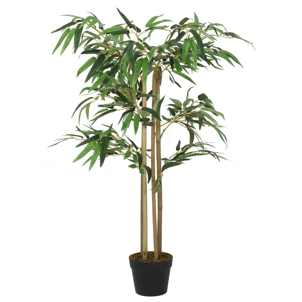 Vidaxl planta artificial bambú 760 hojas de 120 cm verde