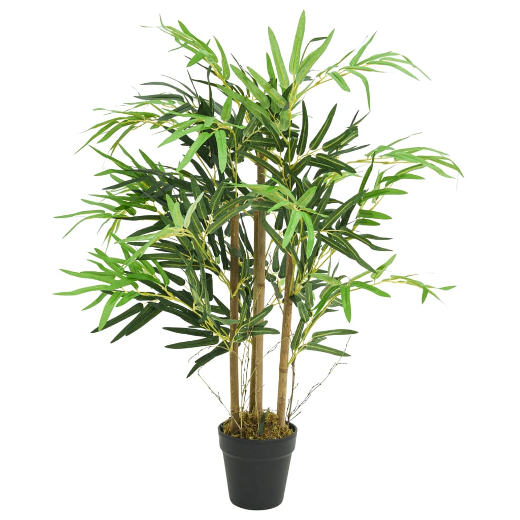 Vidaxl kënschtlech Planz Bamboo 500 Blieder 80 cm gréng