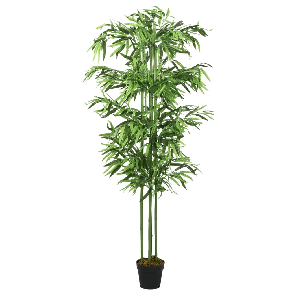 Vidaxl kunstig plante bambus 240 blader 80 cm grønn