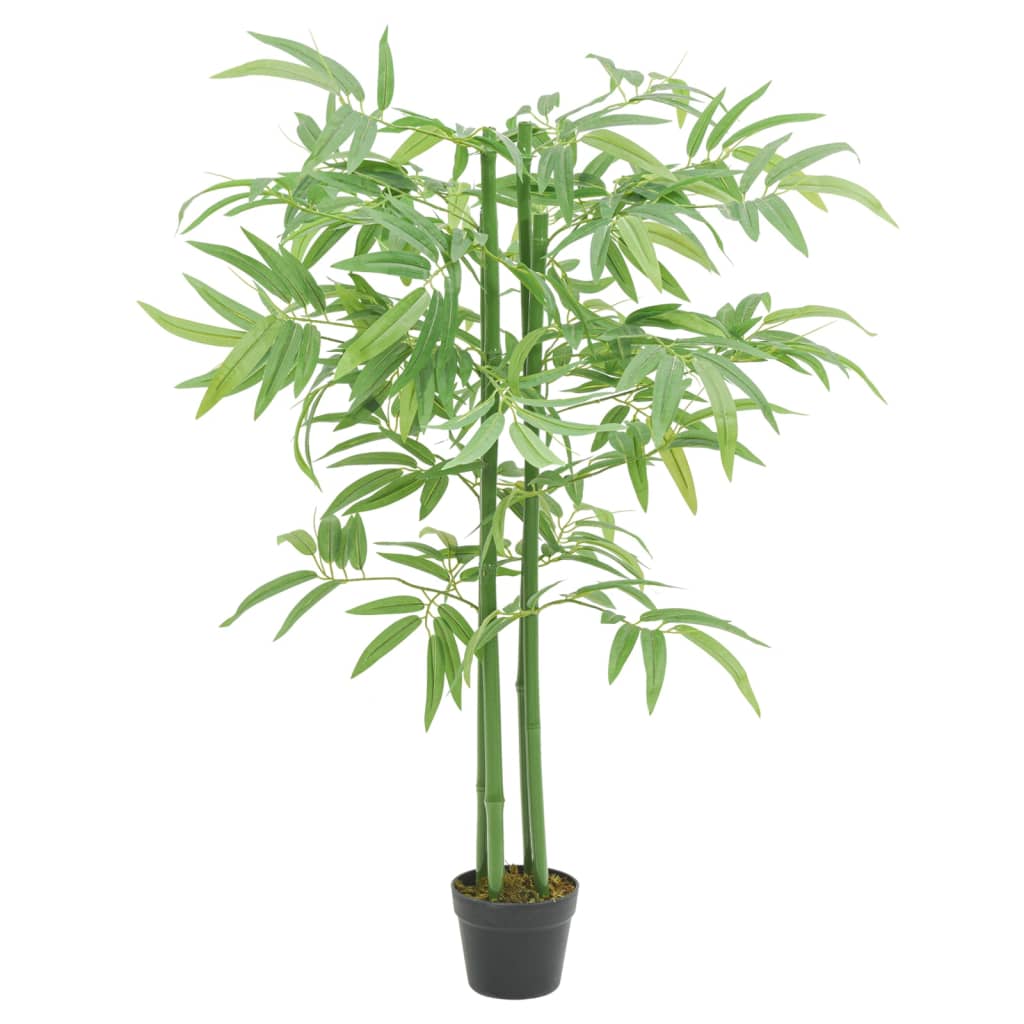 Vidaxl Artificial Plant Bamboo 384 Leaves 120 cm Green