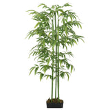 Vidaxl Artificial Plant Bamboo 384 lämnar 120 cm grön