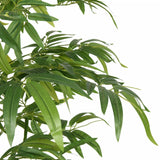 Vidaxl Artificial Plant Bamboo 384 lämnar 120 cm grön