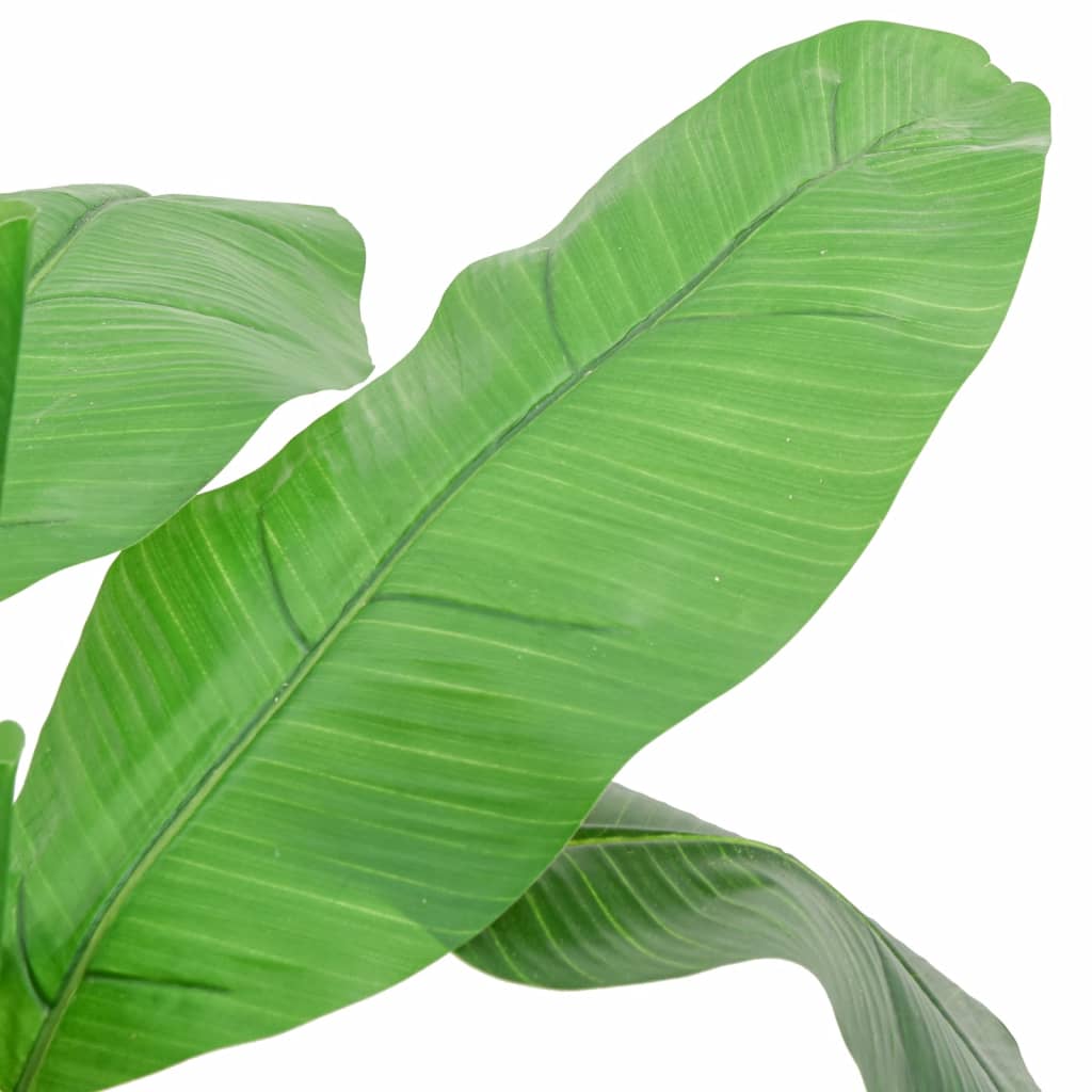 Vidaxl Banana Tree Banana per piante artificiali 9 foglie 120 cm verde