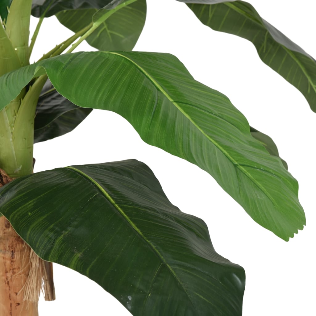 Vidaxl Artificial Plant Banana Tree 18 blade 150 cm grønt