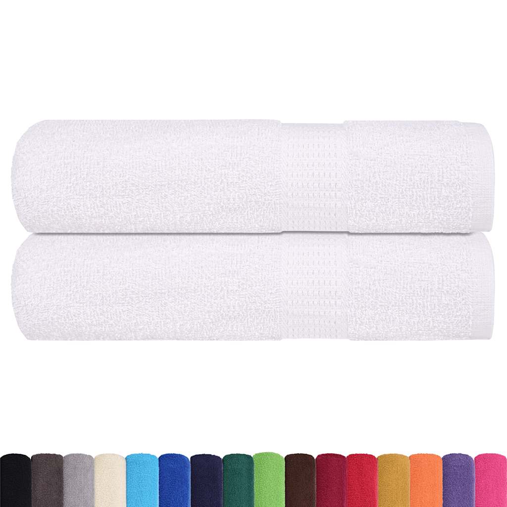 Vidaxl Bath towels 2 ST 100x150 cm 360 g m² 100% cotton white