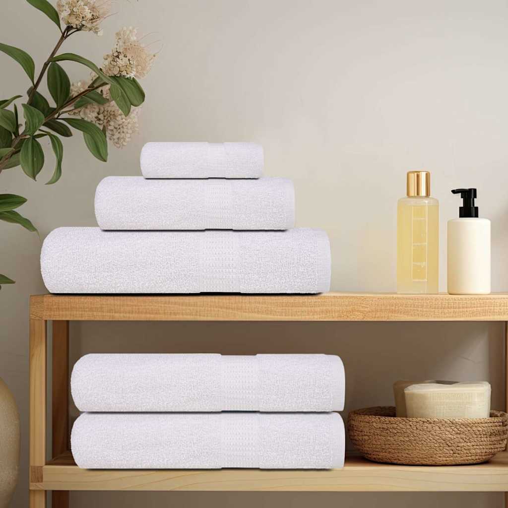 Vidaxl Bath towels 2 ST 100x150 cm 360 g m² 100% cotton white