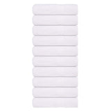 Vidaxl Bath towels 10 pcs 100x150 cm 360 g m² 100% cotton white