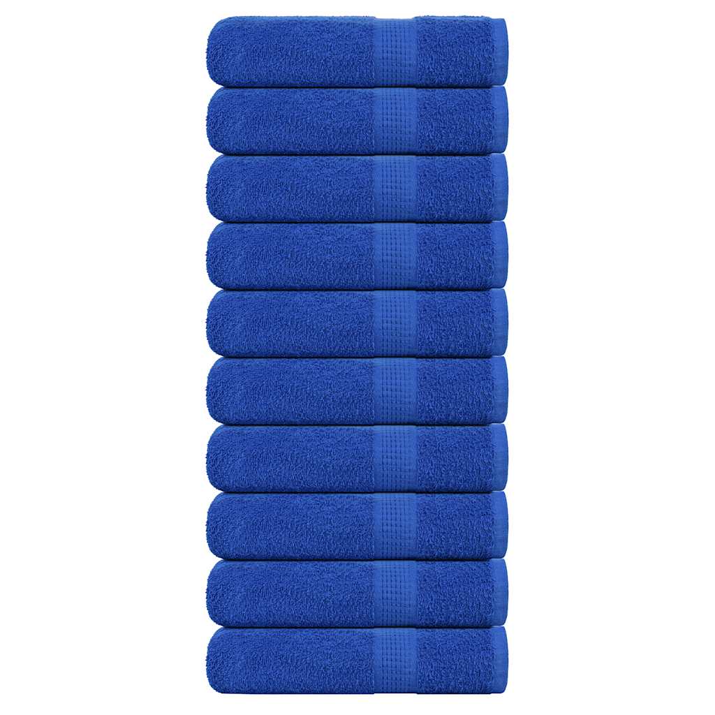 VidaXL shower towels 10 st 70x140 cm 360 g m² 100% cotton blue