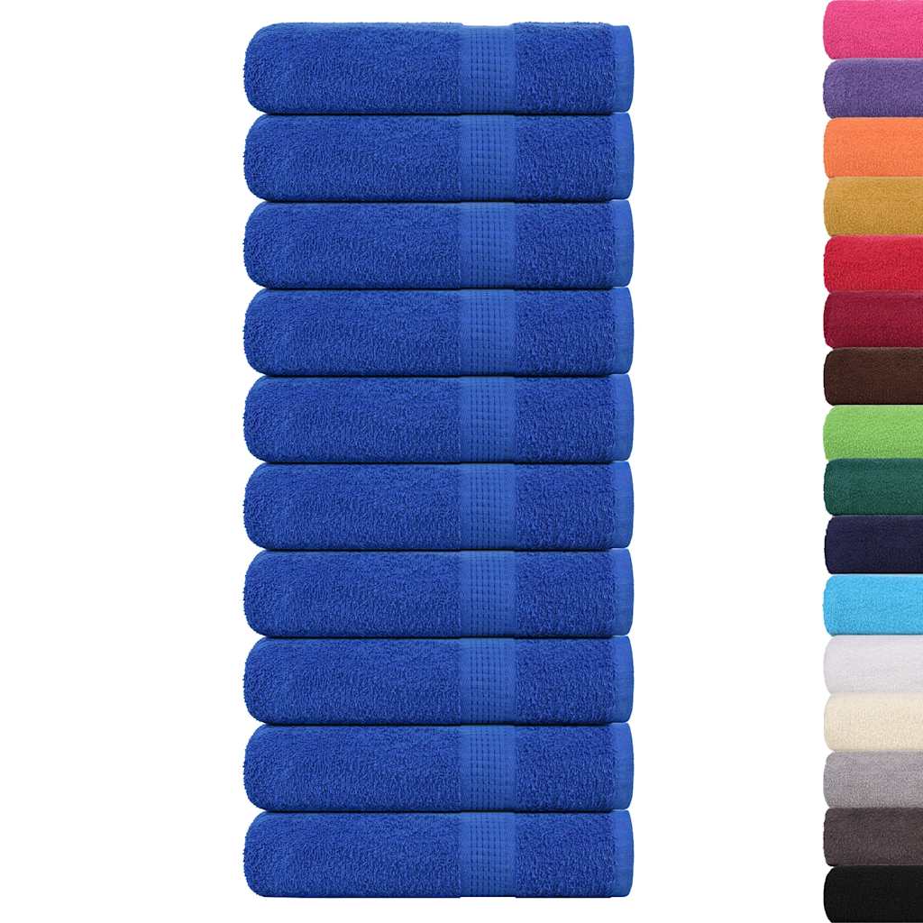 VidaXL shower towels 10 st 70x140 cm 360 g m² 100% cotton blue