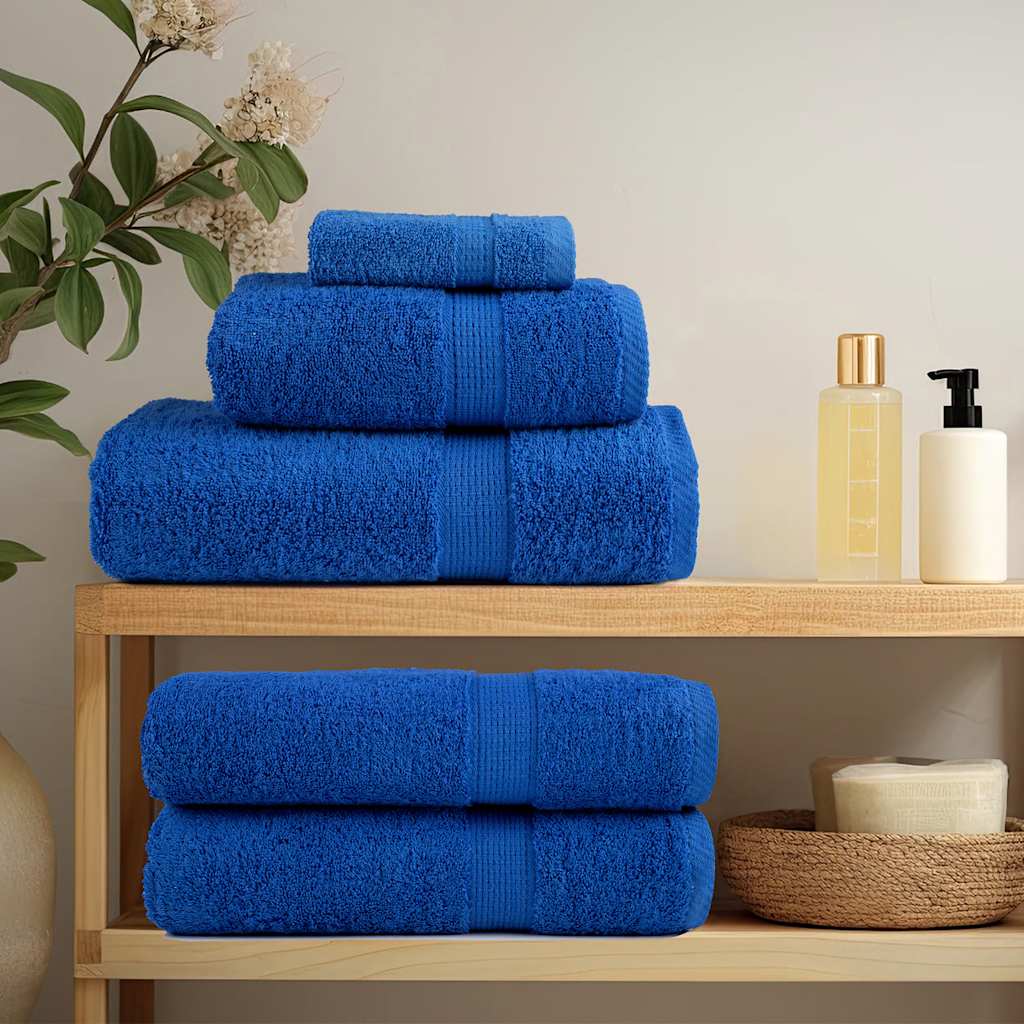 VidaXL shower towels 10 st 70x140 cm 360 g m² 100% cotton blue