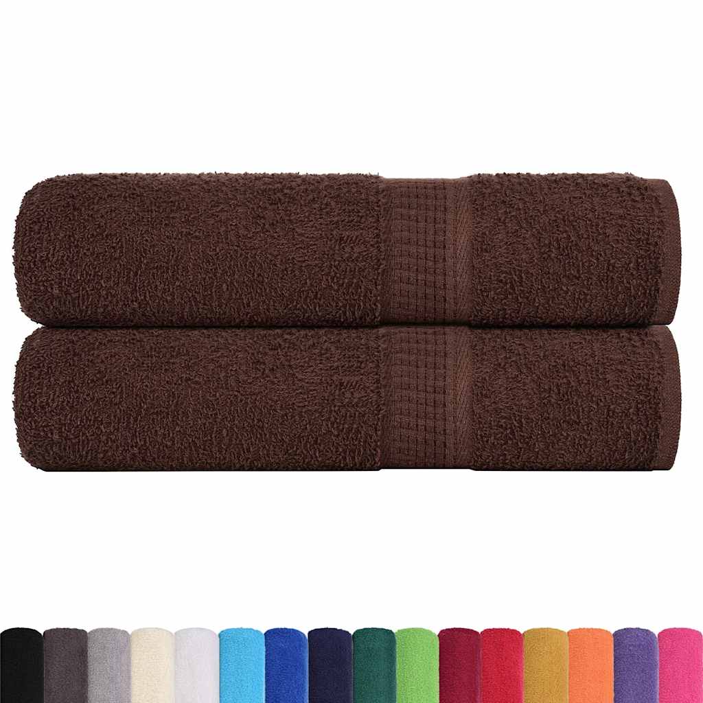 Vidaxl Bad Towels 2 st 100x150 cm 360 g m² äntwert 100% Kotteng