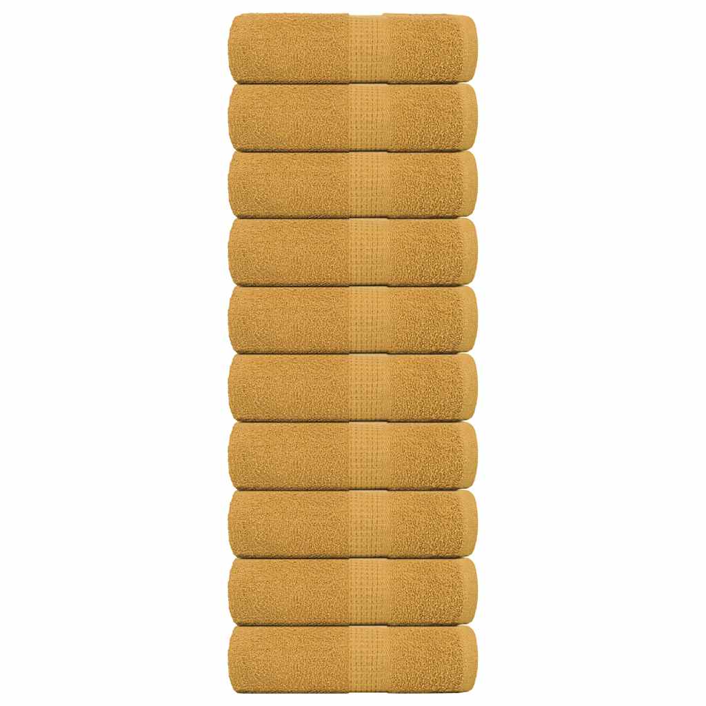 VIDAXL SALATURA DI SAPAGGIO 10 ST 30x30 cm 360 g m² 100% in oro di cotone