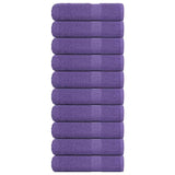 Vidaxl Bath towels 10 pcs 100x150 cm 360 g m² 100% cotton purple