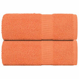 Vidaxl gastendoekjes 2 st 30x50 cm 360 g m² 100% katoen oranje