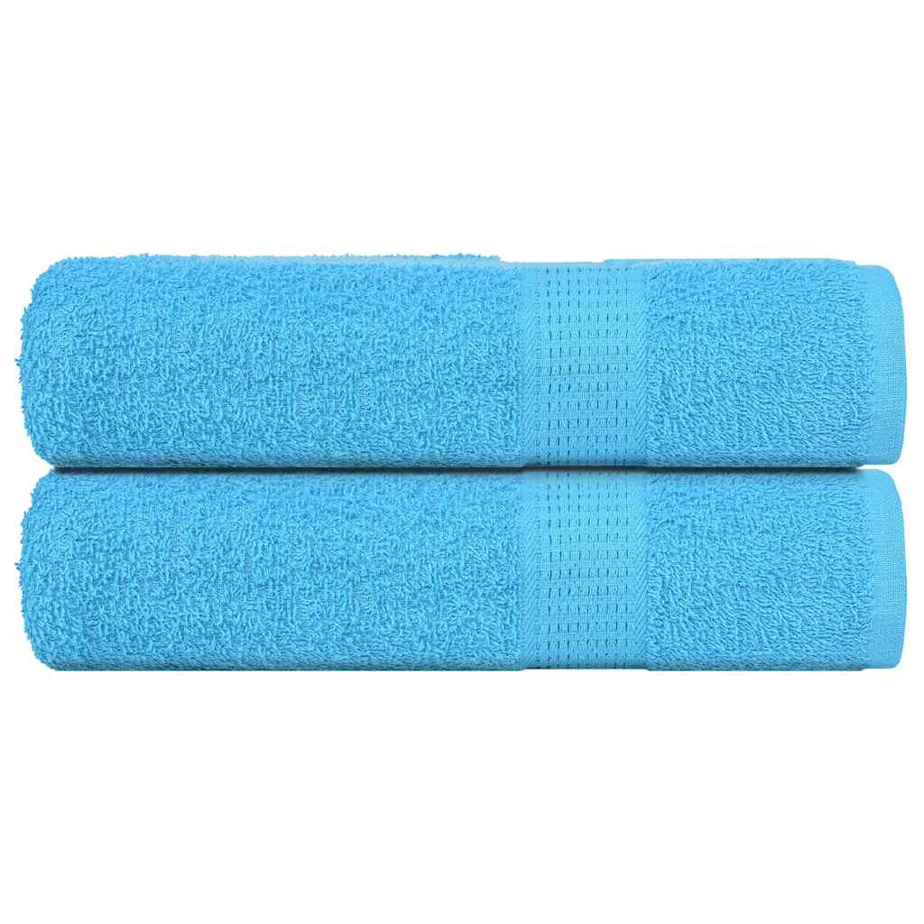 Vidaxl Shower towels 2 ST 70x140 cm 360 g m² 100% cotton turquoise