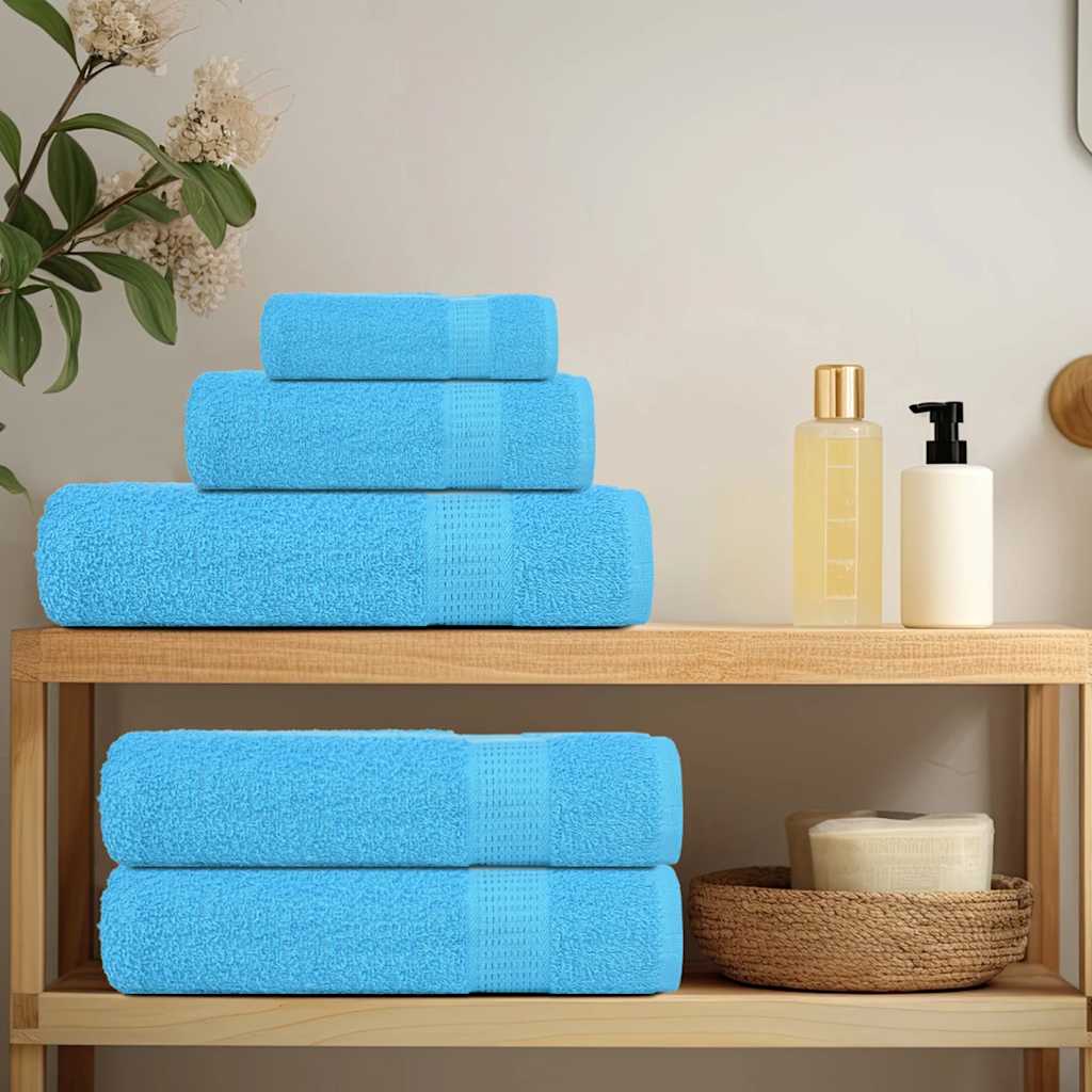 Vidaxl Shower towels 2 ST 70x140 cm 360 g m² 100% cotton turquoise