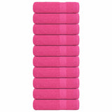 Vidaxl handdoeken 10 st 50x100 cm 360 g m² 100% katoen roze