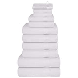 Vidaxl 12-piece towel set 360 g m² 100% cotton white