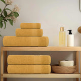 Vidaxl 12-piece towel set 360 g m² 100% cotton gold colored