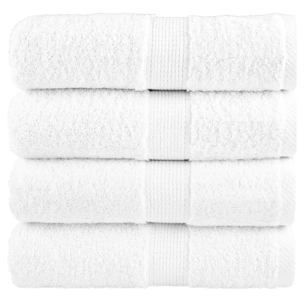 Vidaxl Gaascht wipes Solund 4 PCs 600 g m² ass 30x30 cm wäiss