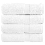 Vidaxl Towels Solund 4 pcs 600 g m² 50x100 cm white