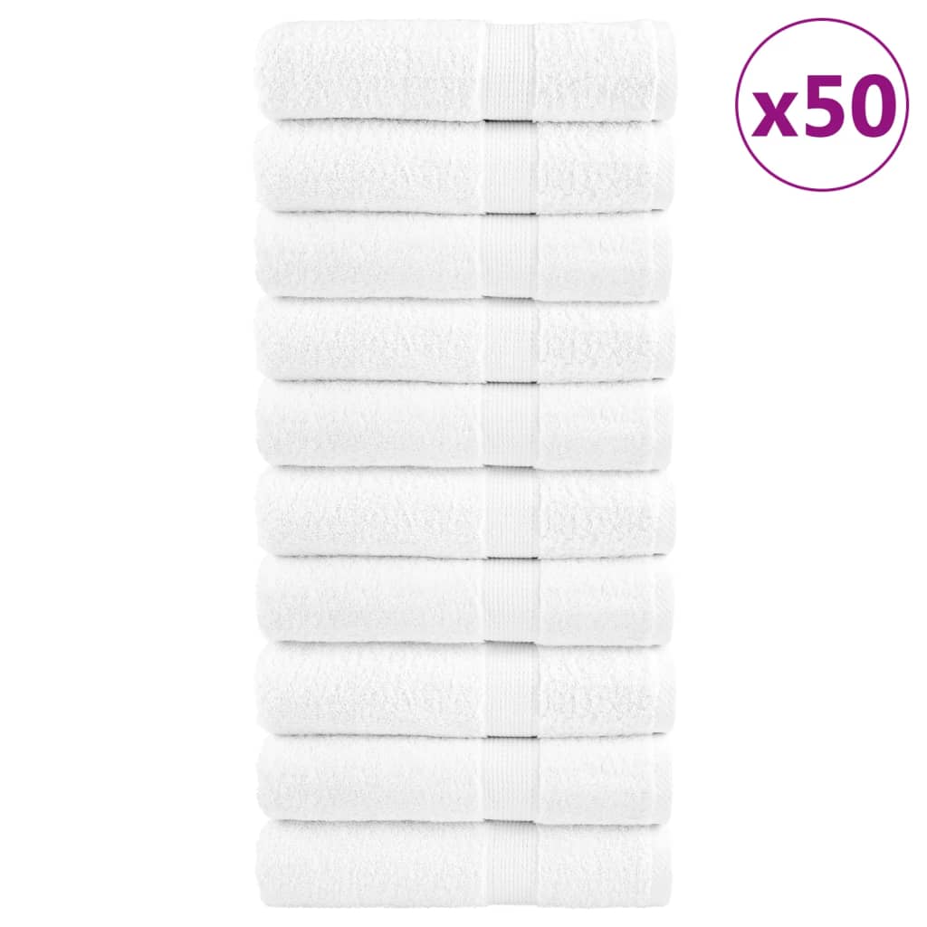 Vidaxl brisače Solund 50 pcs 600 g m² 50x100 cm wiit