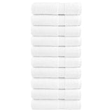 Vidaxl Bath towels Solund 10 st 600 g m² 70x140 cm white