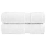 Vidaxl Bath Towels Solund 2 PCS 600 G m² 100x150 cm hvit