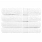 Saunové látky Vidaxl SOLUND 4 PCS 600 G m² 80x200 cm bílá