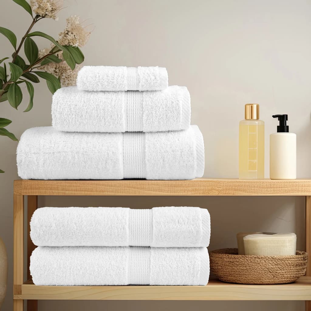 Vidaxl Towels Solund 10 st 600 g m² 100x200 cm white