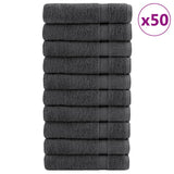 Vidaxl Towels Solund 50 pcs 600 g m² 50x100 cm anthracite color