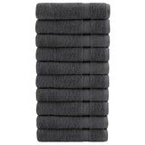 Vidaxl Bath Towels Solund 10 PCS 600 G M² 70x140 cm Anthracite