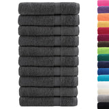 Vidaxl Towels Solund 10 pcs 600 g m² 100x200 cm anthracite color