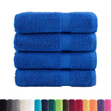 Vidaxl Bath Towels Solund 4 PCS 600 G M² 70x140 cm Blå