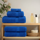 Vidaxl Bath towels Solund 10 st 600 g m² 100x150 cm blue