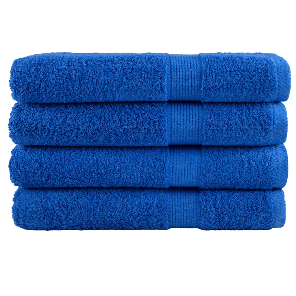 Vidaxl Sauna Cloths Solund 4 PCS 600 g m² 80x200 cm azul