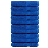 Vidaxl sauna cloths Solund 10 pcs 600 g m² 80x200 cm blue