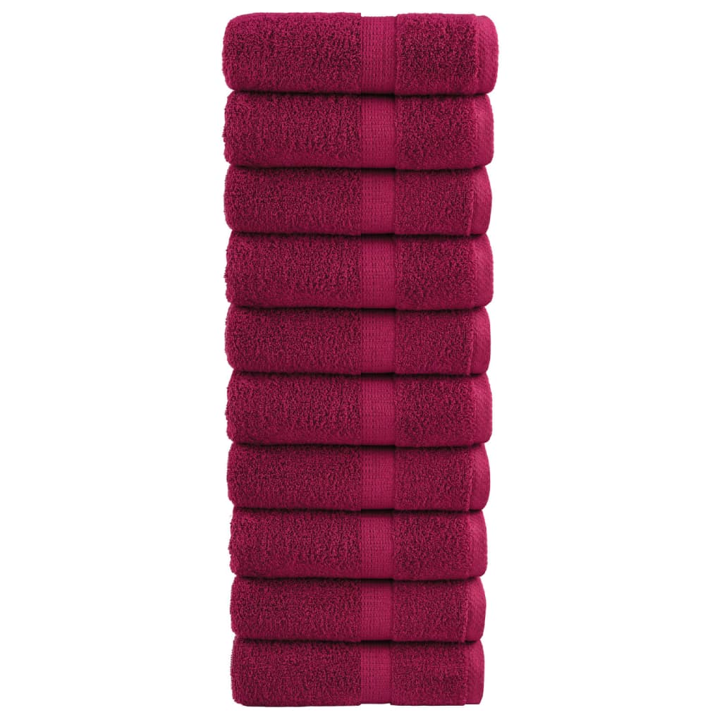 Vidaxl Gost Wipes Solund 10 PCS 600 g M² 30x30 cm Bordeaux Red