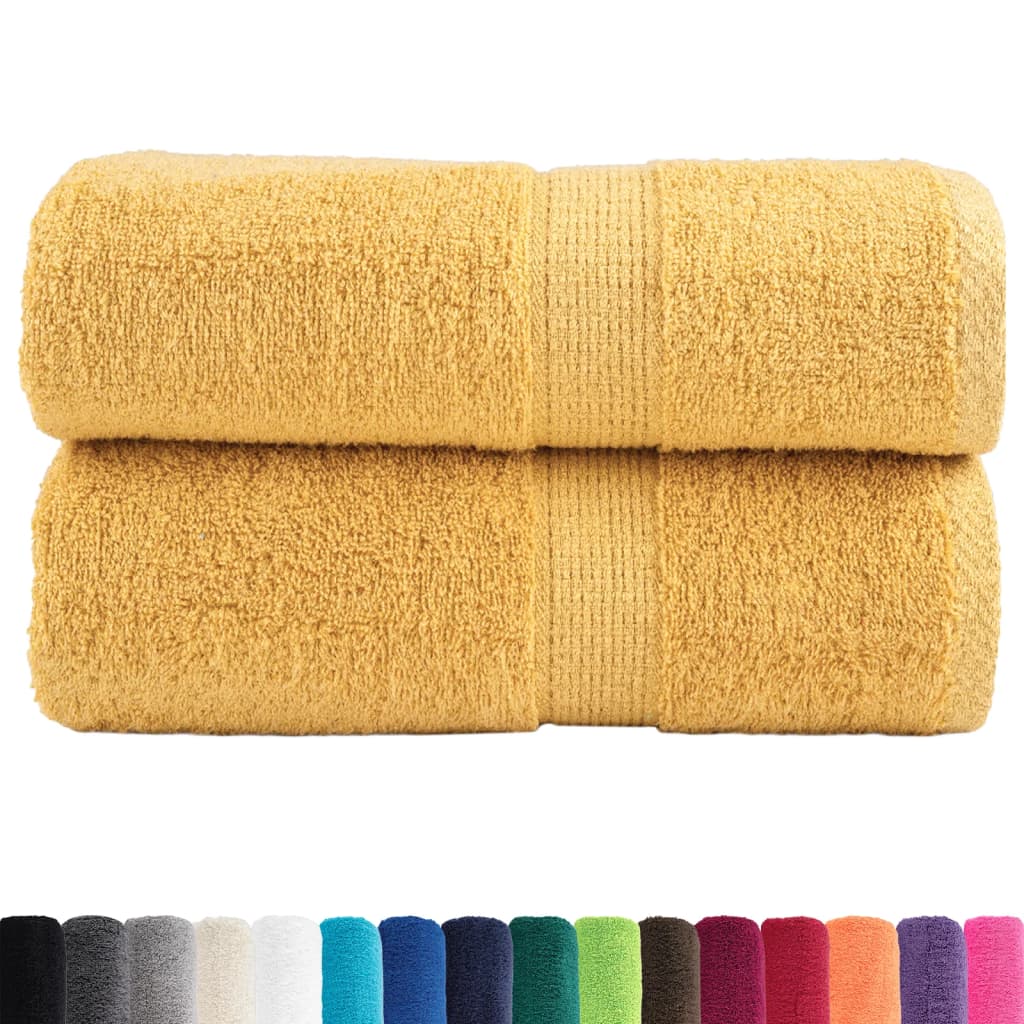 Vidaxl Guest Wipes Solund 2 pezzi 600 g m² 30x50 cm colorato in oro