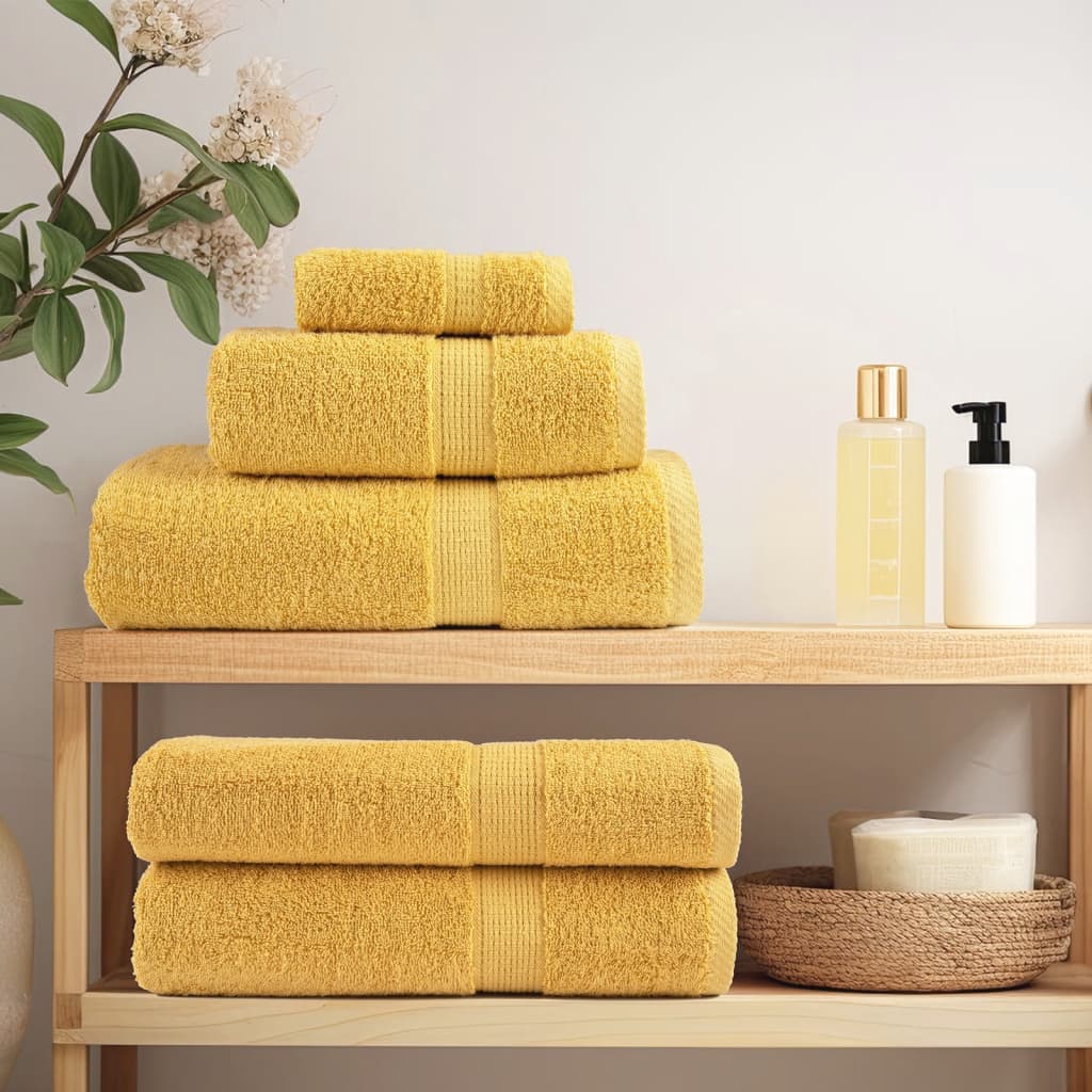 Vidaxl Towel Sole 10 PCS 600 g m²/x100 cm Gold faarweg