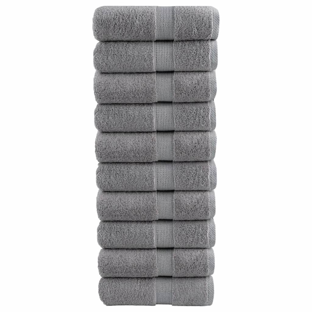 Vidaxl Wipes Solund 10 PCS 600 g m² 30x50 cm de gris