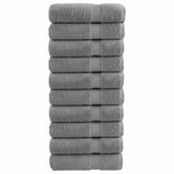 Serviettes de bain vidaxl solund 10 st 600 g m² 70x140 cm gris