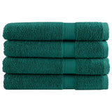 Vidaxl Towels Solund 4 pcs 600 g m² 100x200 cm green