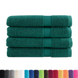 Vidaxl Towels Solund 4 pcs 600 g m² 100x200 cm green