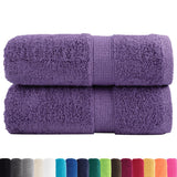 Vidaxl Guest Wipes Solund 2 PCS 600 g m² 30x30 cm violet