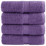 Vidaxl invité lingettes Solund 4 pcs 600 g m² 30x30 cm violet